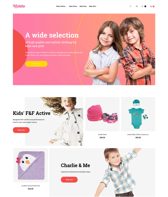 clothing-mobile-optimized- baby kids children Magento Themes_62248-original