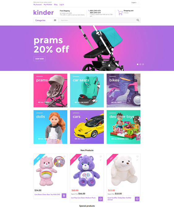 shopify themes for selling toys and games
