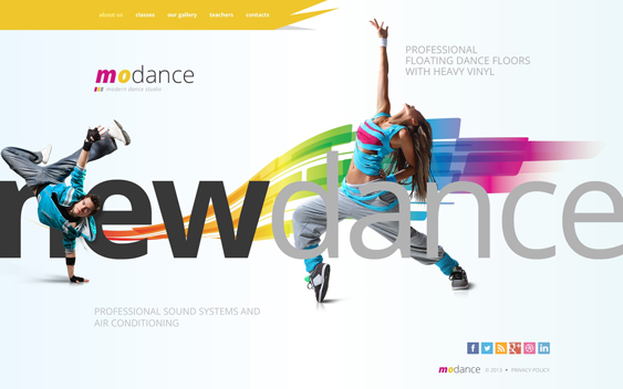 bootstrap website templates dance schools dance teachers