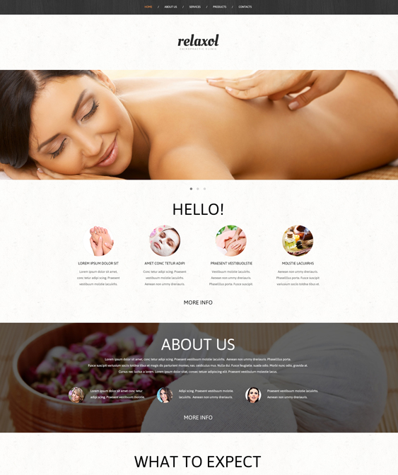 bootstrap website templates massage therapists masseurs
