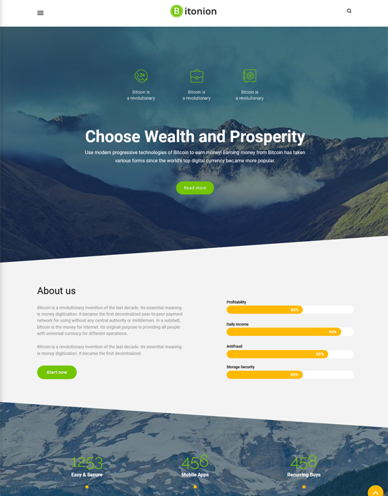 finance wordpress themes for financial websites