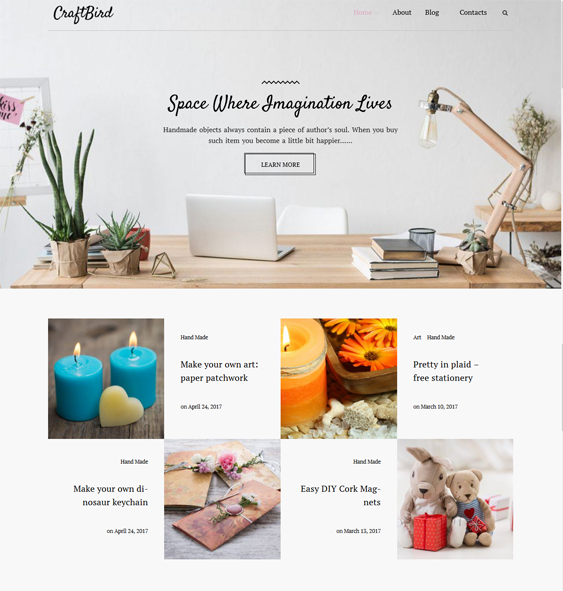 arts crafts wordpress themes for selling handmade products