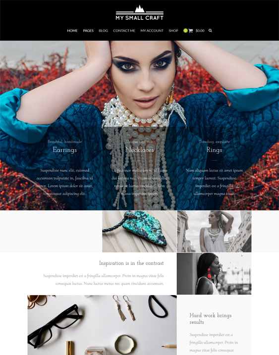 arts crafts wordpress themes for selling handmade products
