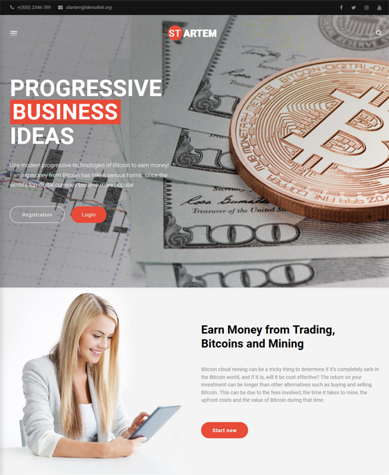 finance wordpress themes financial websites