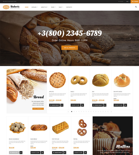food drink shopify themes