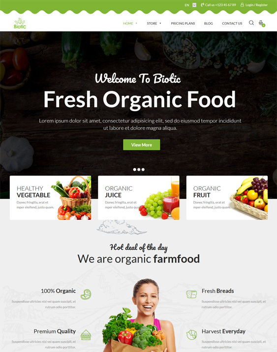 wordpress themes green organic ecofriendly websites