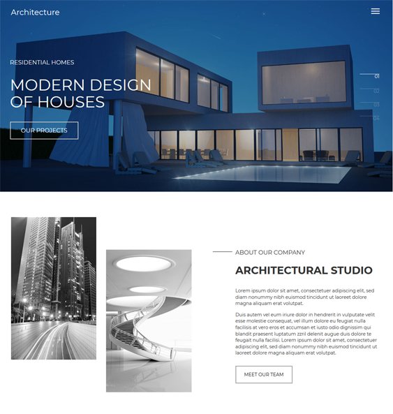 wordpress themes architects architecture firms