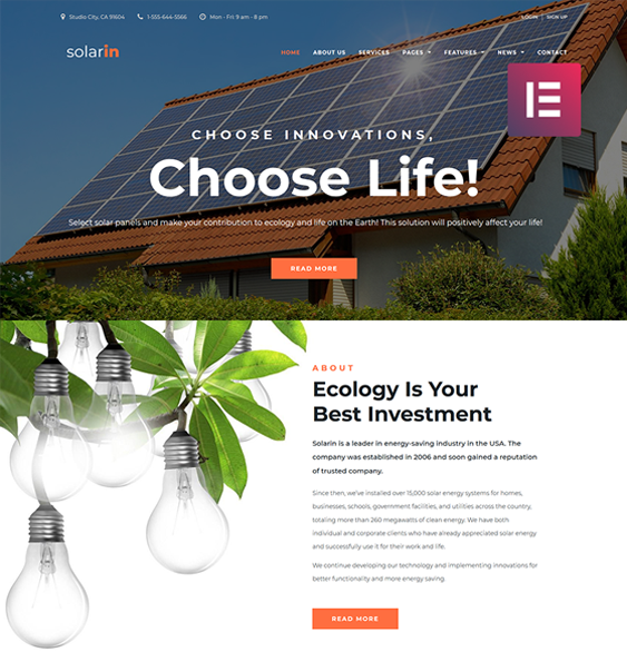 wordpress themes green organic ecofriendly websites