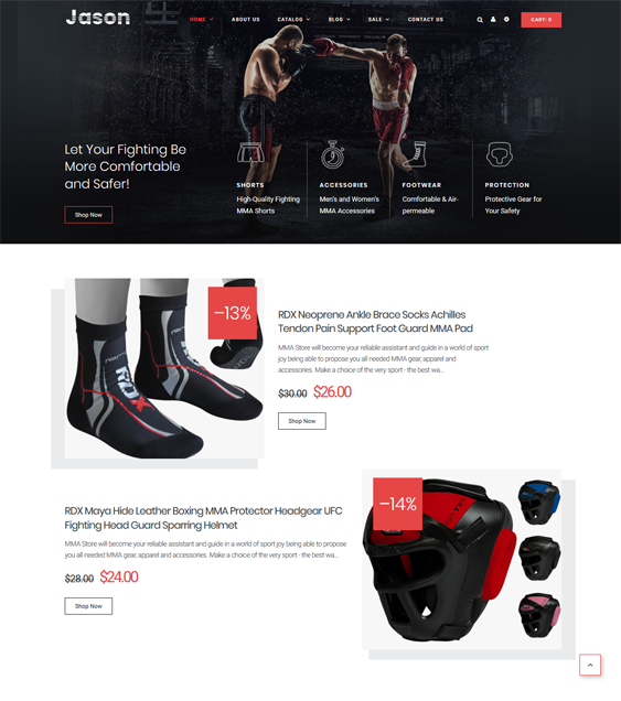 sports fitness shopify themes