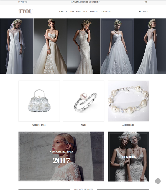 shopify themes bridal wedding stores
