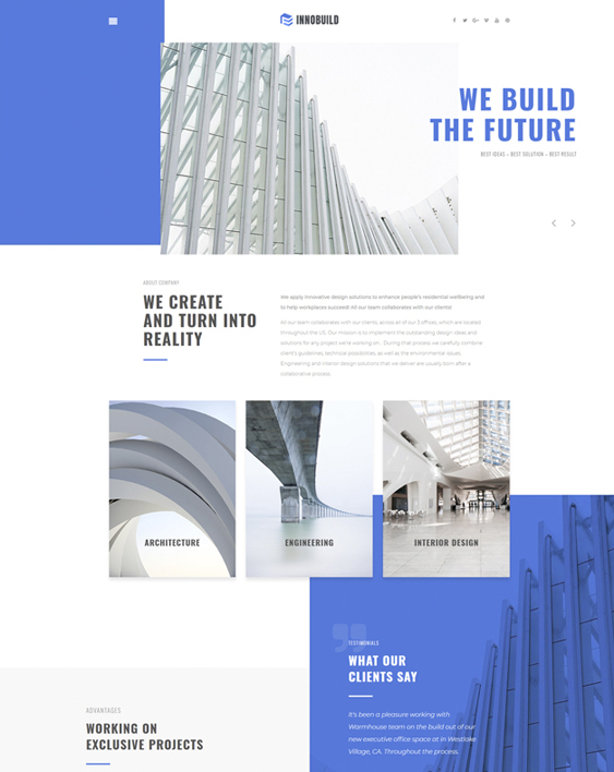 wordpress themes architects architecture firms