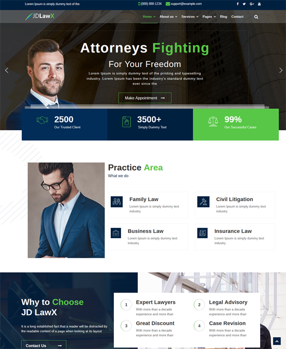 joomla templates lawyers law firms attorneys