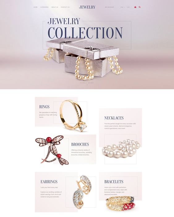 opencart themes for jewelry watch stores