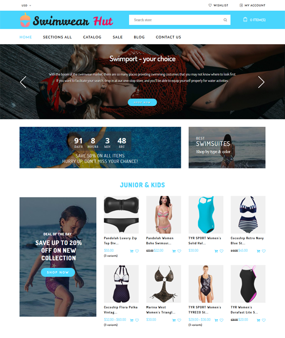 shopify themes lingerie swimwear shapewear underwear