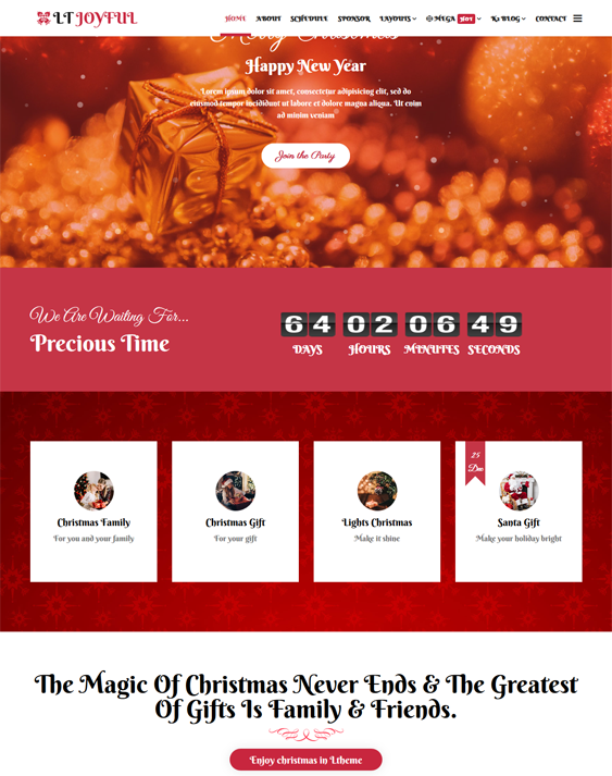 joomla templates for christmas websites