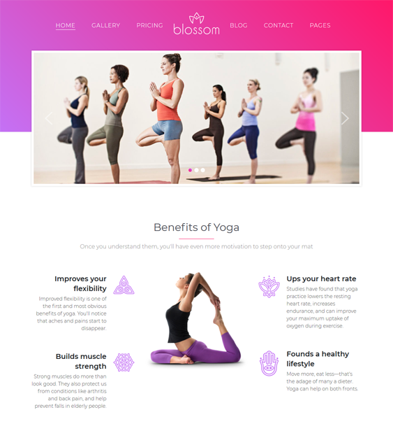 wordpress themes for yoga studios and instructors