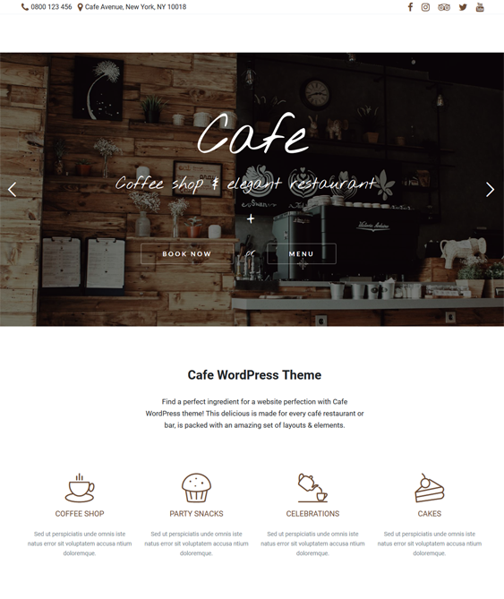 wordpress themes for restaurants