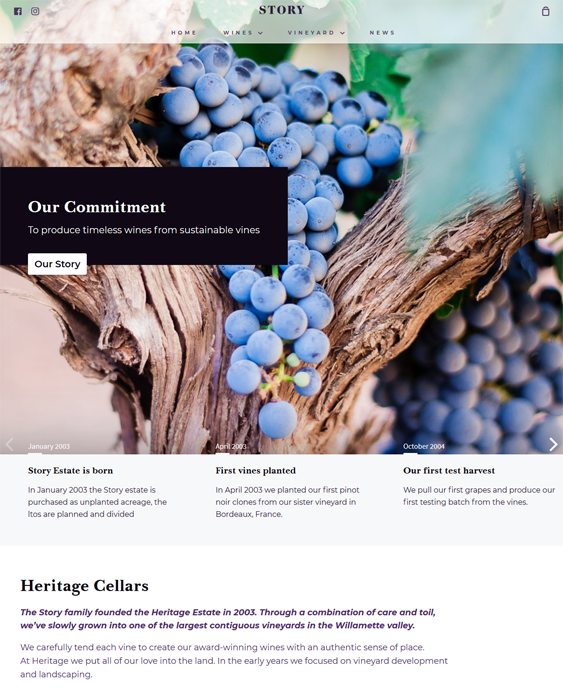 shopify themes for wine stores