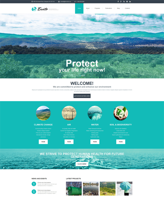 joomla templates green ecofriendly environmental websites