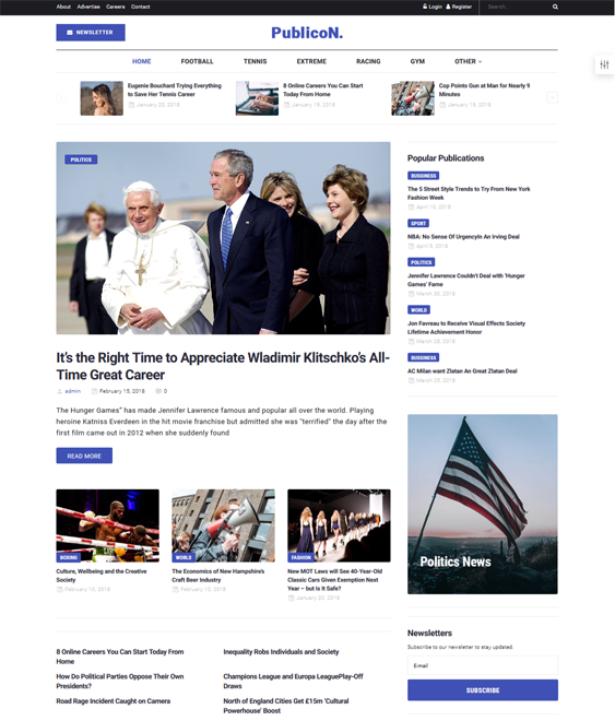 wordpress themes for news websites online magazines