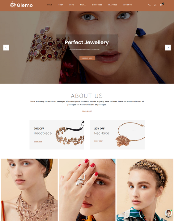 woocommerce themes for jewelry and watch stores