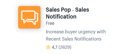 shopify apps plugins sales notifications