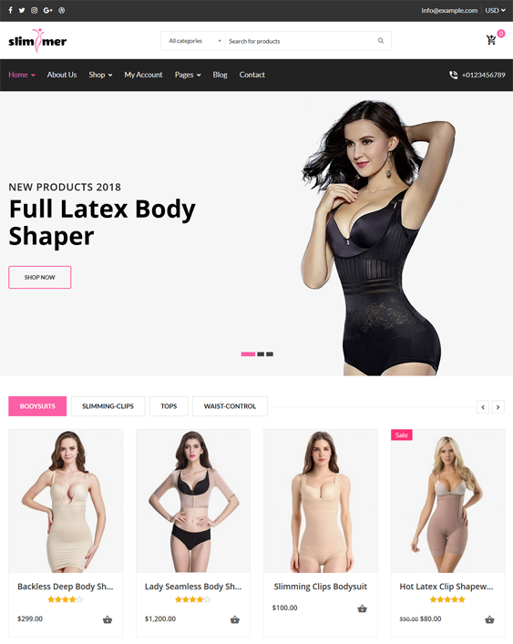 woocommerce themes for lingerie stores
