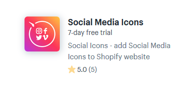 shopify apps for adding social media icons online store