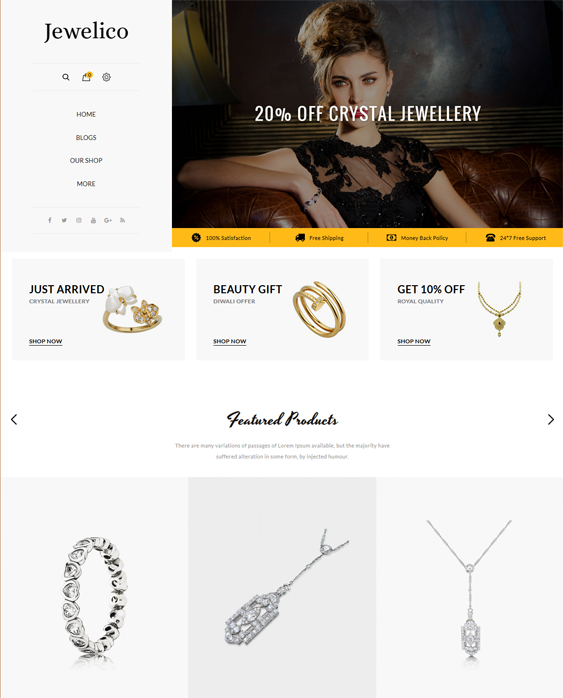 opencart themes watch jewelry stores
