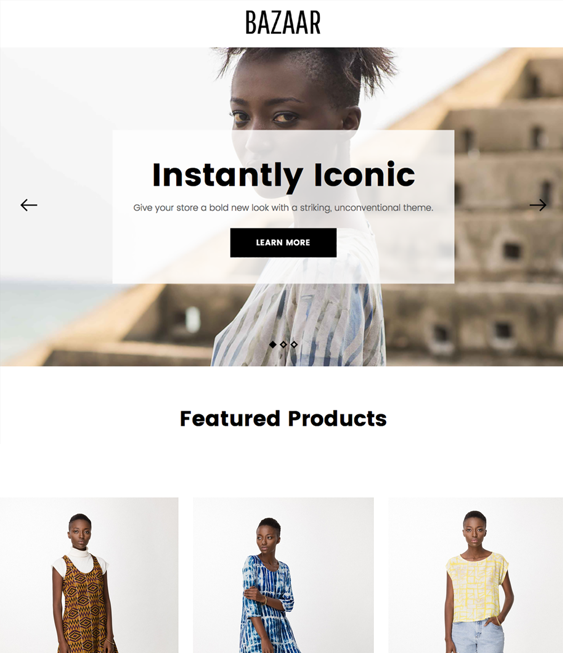 BigCommerce Themes For Women's Clothing Stores And Boutiques
