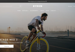 shopify themes for selling bikes cycling stores feature