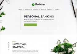 wordpress themes for banks financial lenders feature