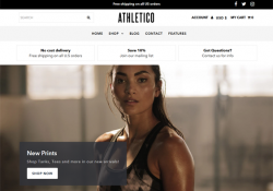 sports fitness shopify themes feature
