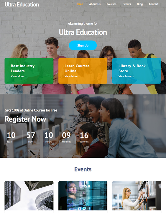 Education WordPress Themes For Schools And Classes