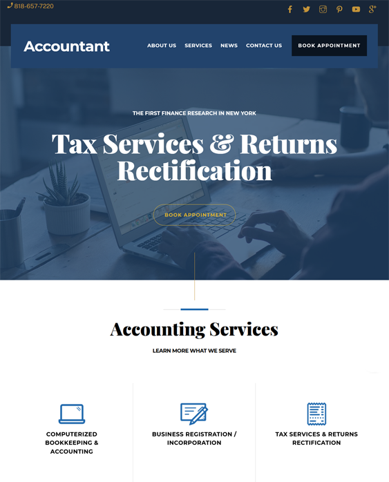 WordPress Themes For Accountants And Accounting Firms