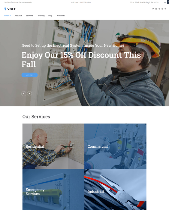WordPress Themes For Construction Companies And Building Contractors